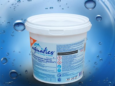  Быстрый стабилизированный хлор в гранулах 1 кг. Aquatics